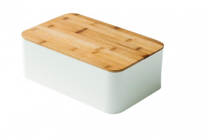 Boîte à pain avec couvercle en bambou, 16,99 €, Blokker. 2