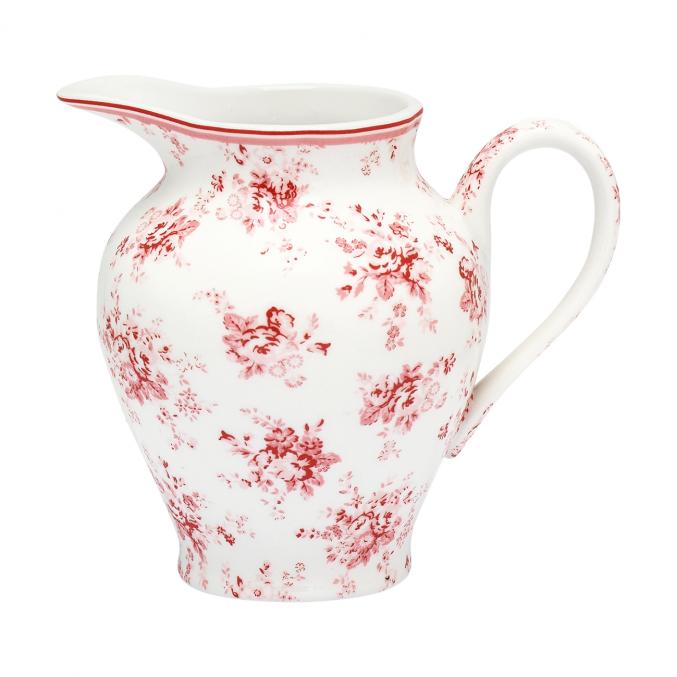 Pot à lait en céramique fleurie «Abelone», h 11,50 cm, 21 €, Greengate.