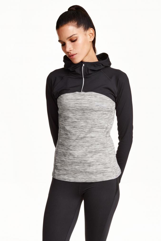 Top running respirant et intérieur thermo-isolant, 39,99 €, H&M,