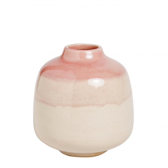 Vase en terre cuite à bord rosé, 17,99 €, Zara Home.
