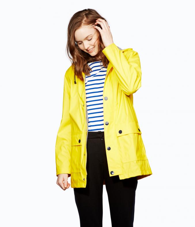 Ciré doublé de jersey milleraies, 149,90 €, Petit Bateau