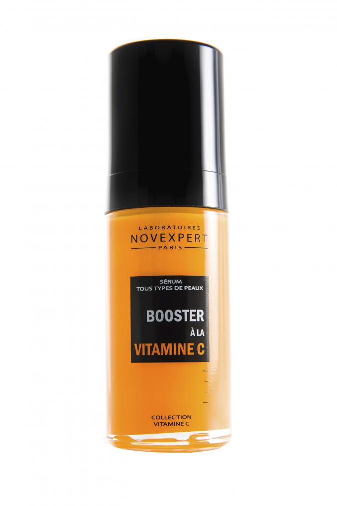 Sérum booster à la vitamine C (Novexpert) - 64,95 €/30 ml; chez Ici Paris XL.