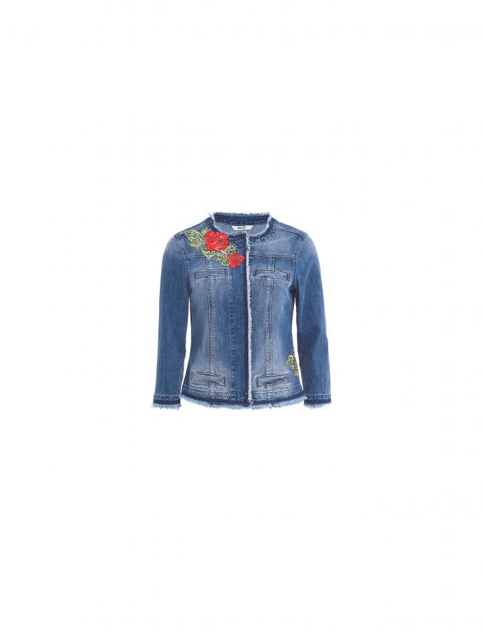 Veste avec broderies, 205 €, Liu Jo Jeans.