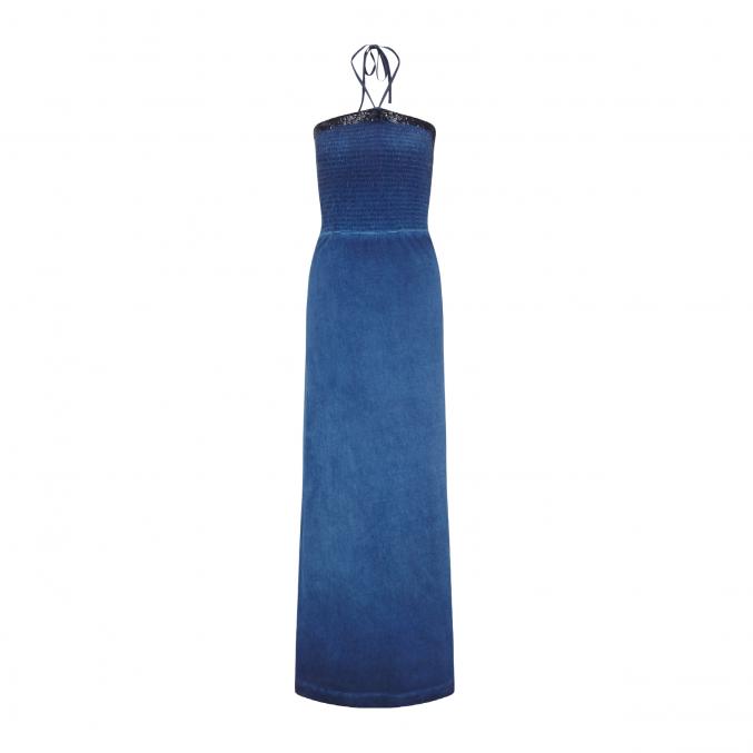 Robe bustier maxi avec sequins, 89,90 €, Tommy Hilfiger.