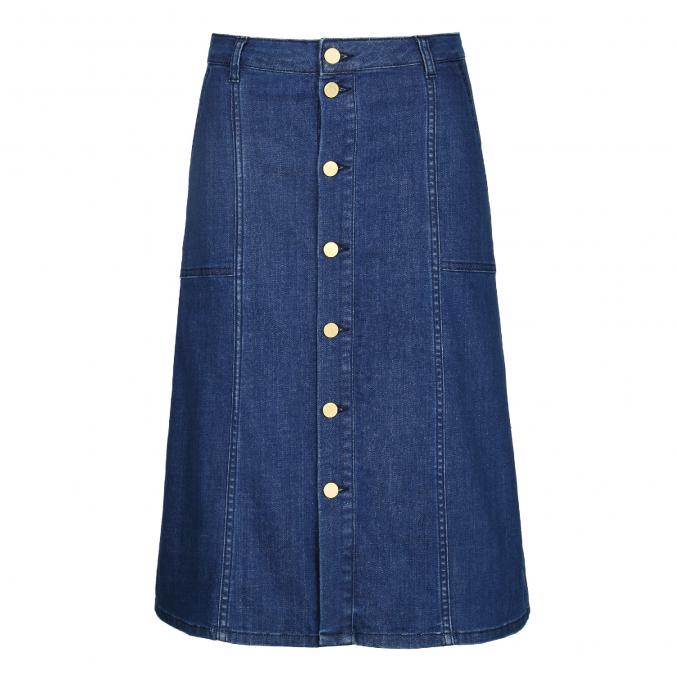 Jupe boutonnée, 39,95 €, Mint & Berry sur Zalando.