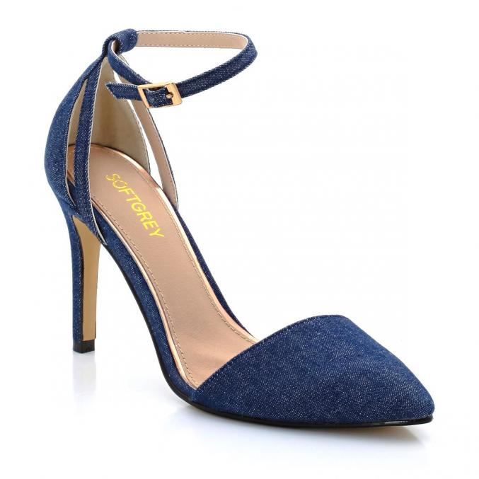 Escarpins, 47,99 €, Soft Grey de La Redoute.