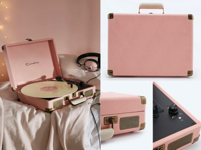 Crosley Cruiser Pink Record Player  – 135€ 