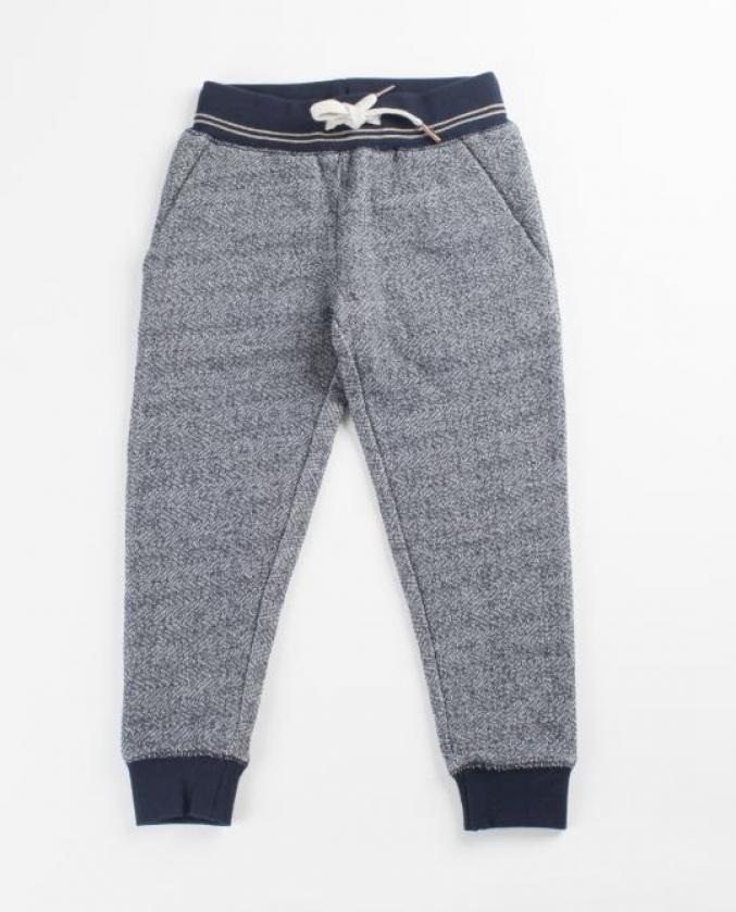 Pantalon bleu molletonné - 19,90€