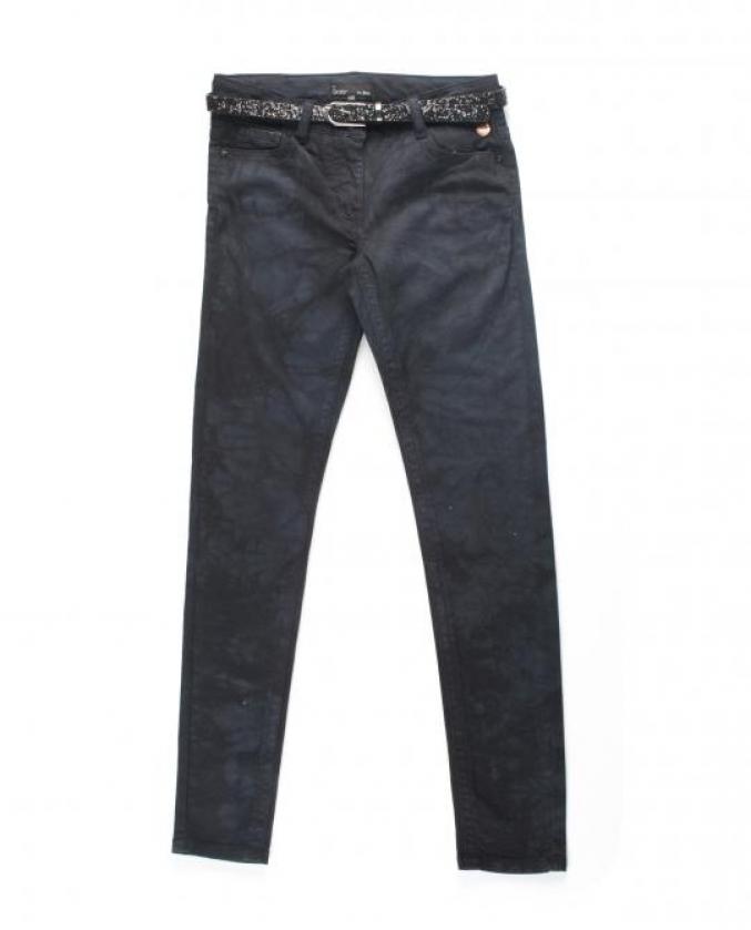 Pantalon gris foncé avec ceinture - 39,90€
