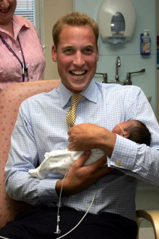 William en 2006 avec le petit bébé Sina Nuru