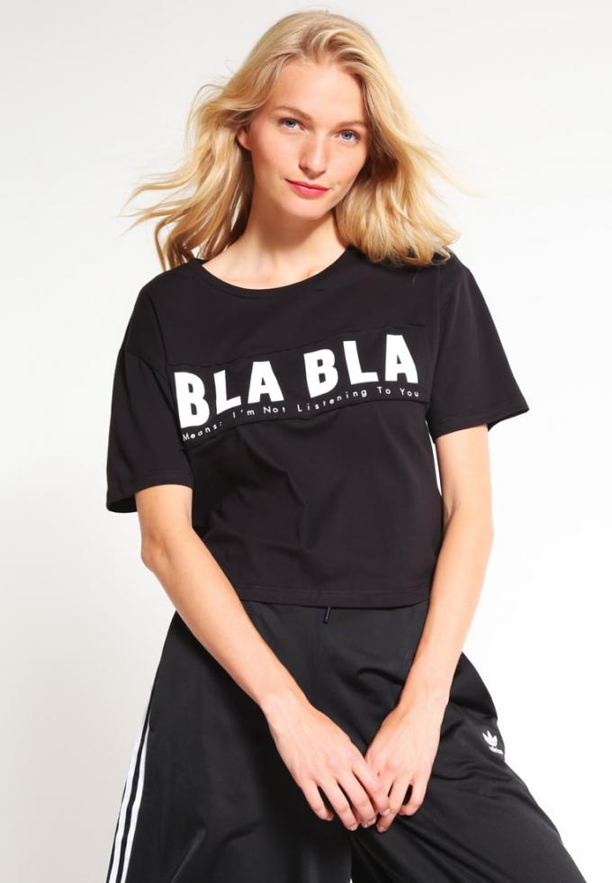 Bla bla means: I'm not listening to you