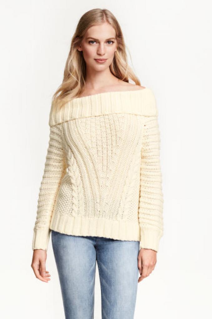 Pull à grosse maille, H&M, 39,99€