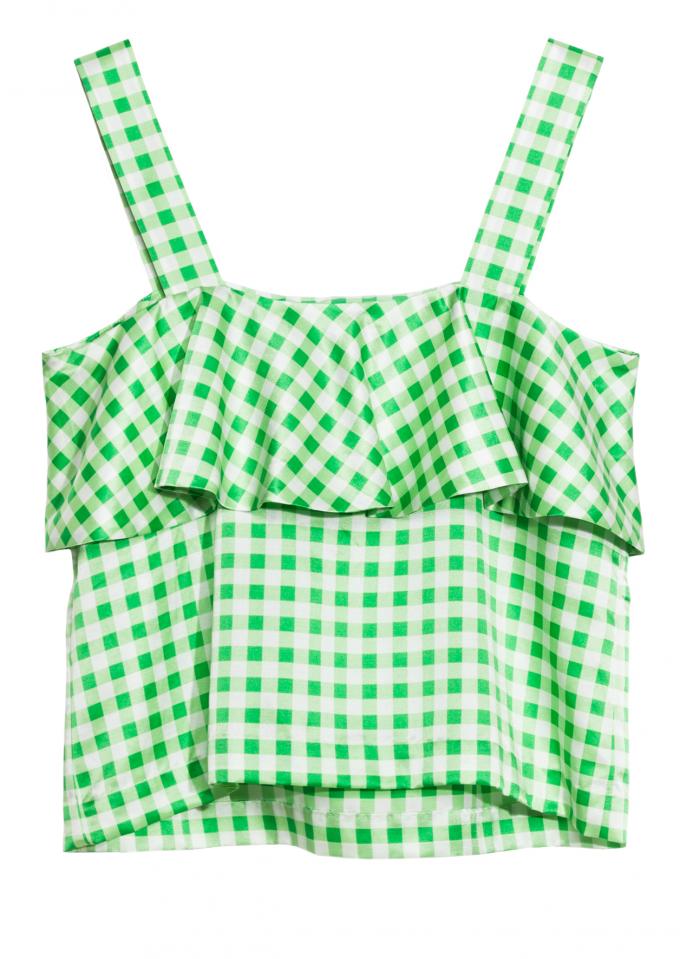Top vichy vert pomme & Other Stories, 59 €