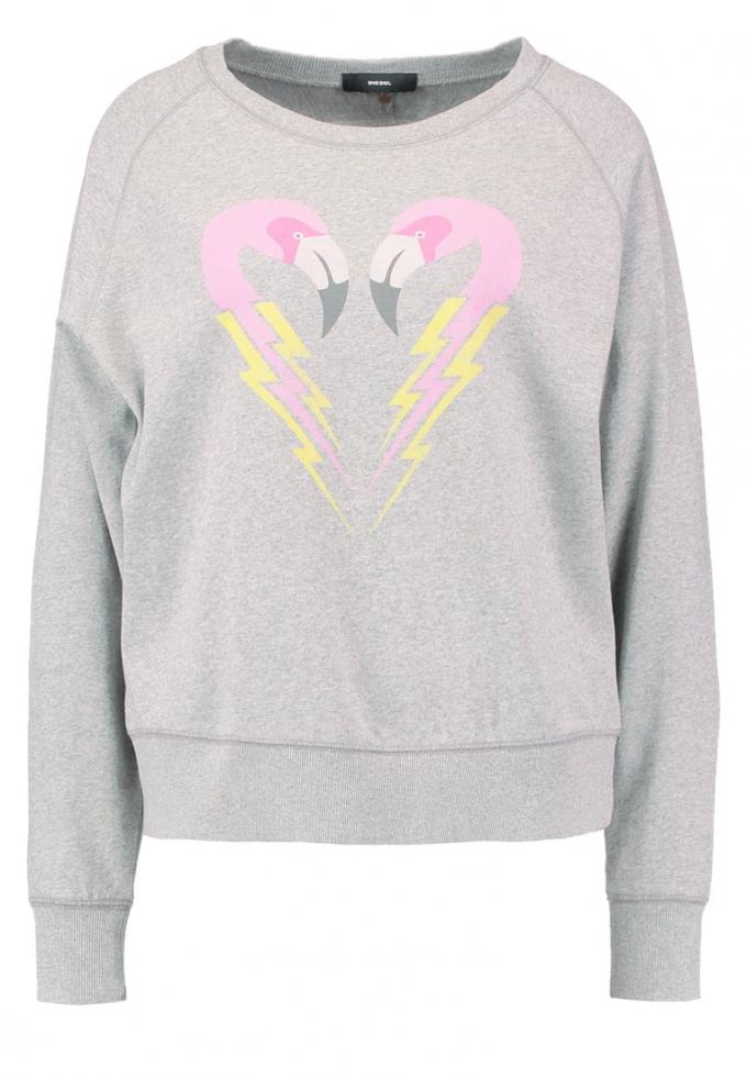 Le pull flamant rose