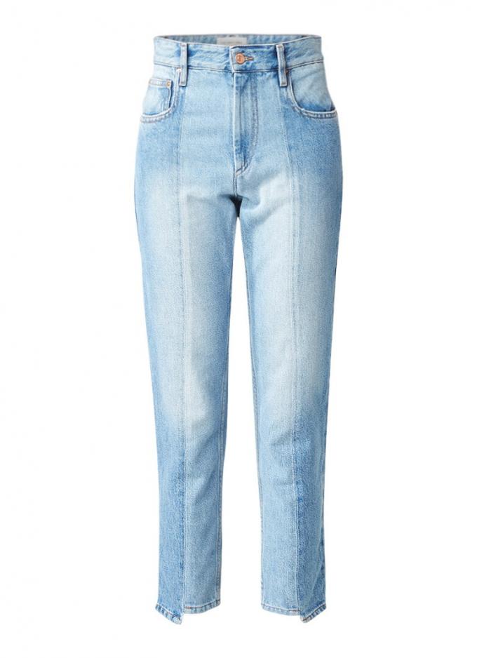 Cropped jeans met hoge taille