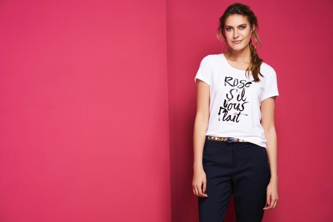 T-shirt 'Rosé, s'il-vous-plaît' van Xandres