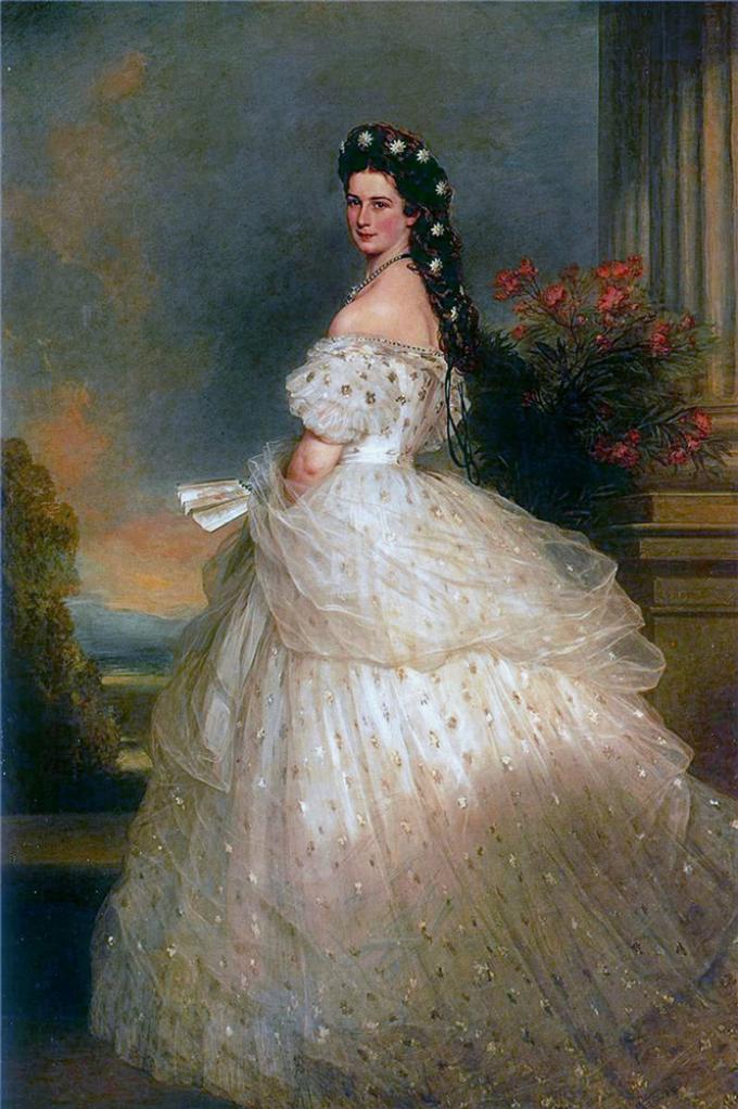 Portret van keizerin Elisabeth (Sissi)
