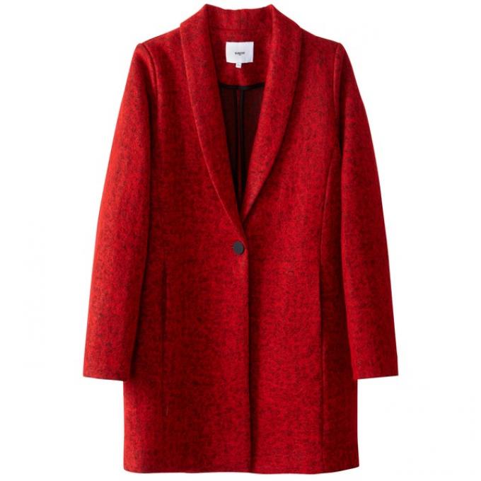 Manteau d'hiver rouge