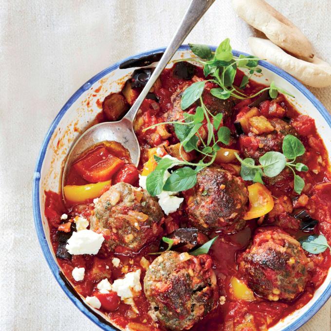 Maandag: balletjes in tomatensaus