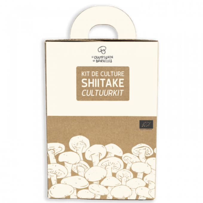 Un kit de culture Shiitaké Les Champignons de Bruxelles