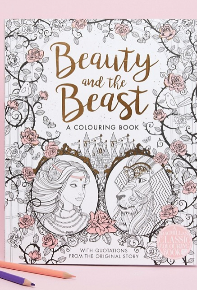 Kleurboek van 'Beauty and the Beast'