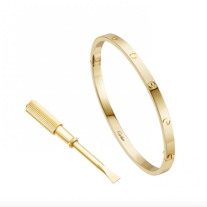 'Love' armband in 18k geelgoud van Cartier