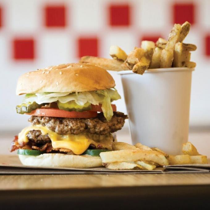 Cheeseburger - Five Guys (Londres, Angleterre)