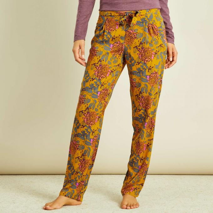 Pantalon de pyjama à motif floral
