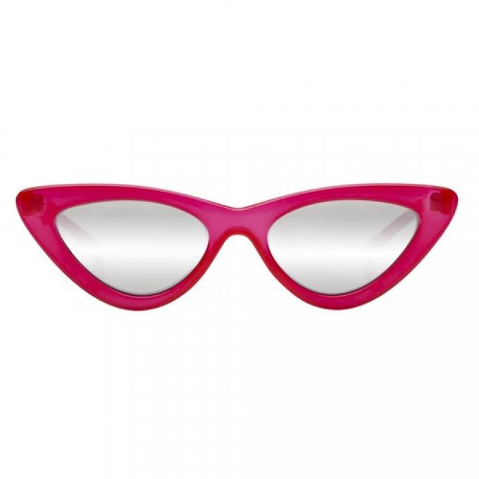 Lolita zonnebril - rood met spiegelglazen