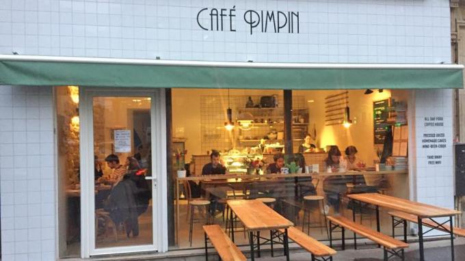Coffeeshop in Parijs: Café Pimpin