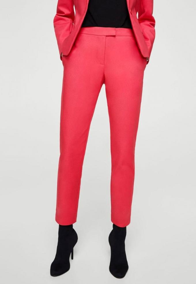 Pantalon classique fuchsia