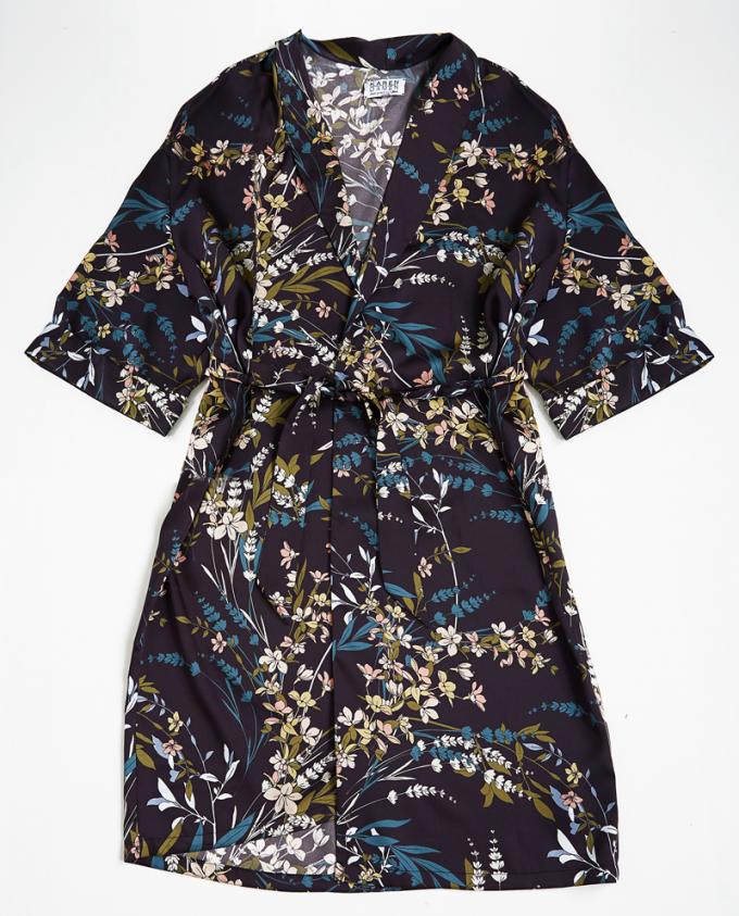 Kimono met bloemenprint - € 59,99