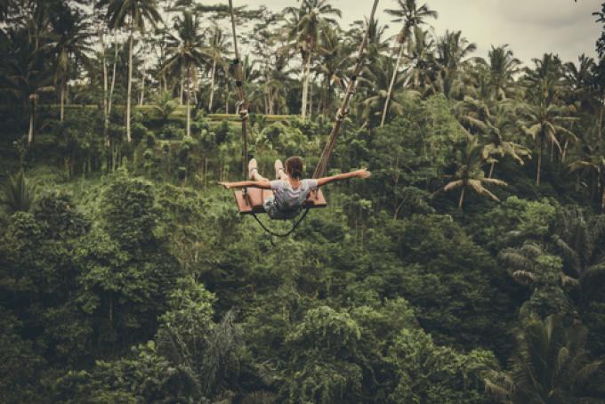 Bali Swing, une balançoire au milieu de la jungle à Ubud