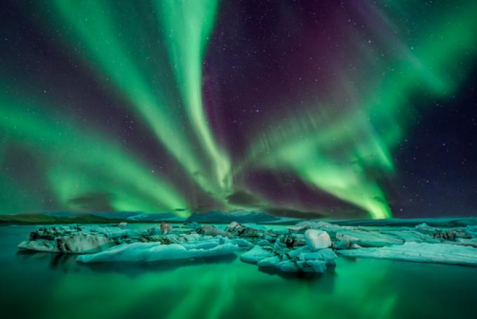 Les aurores boréales d'Islande