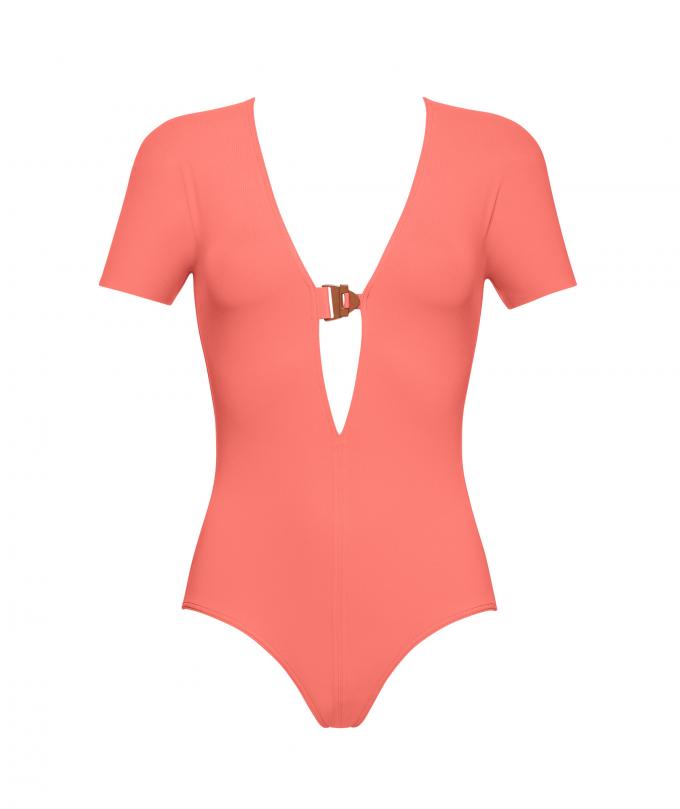 Surfwear-style one-piece