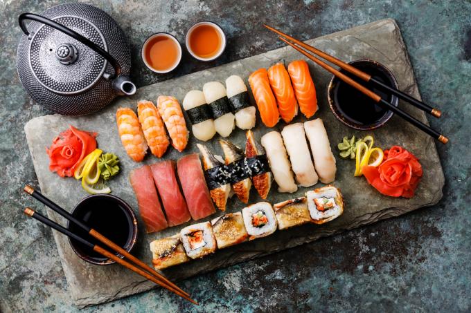 Rauwe vis, sushi of gerookte vis