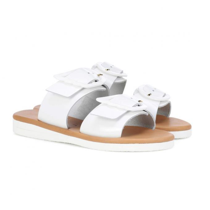 Witte Griekse sandalen