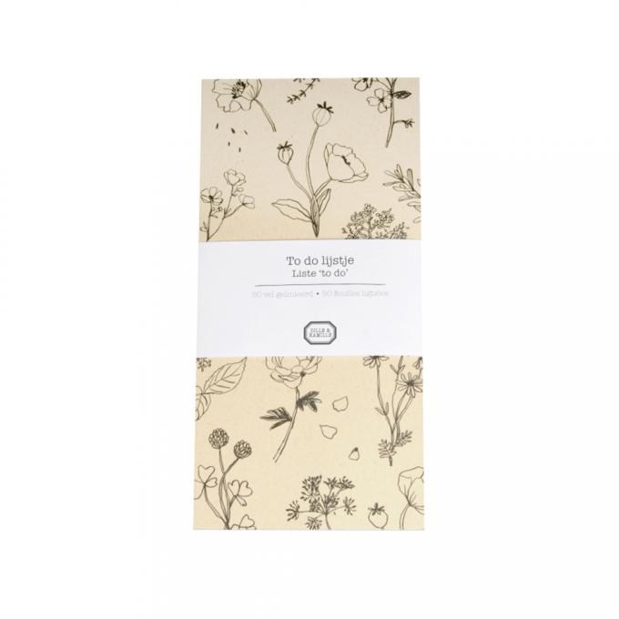 Cahier fleuri Dille&Kamille