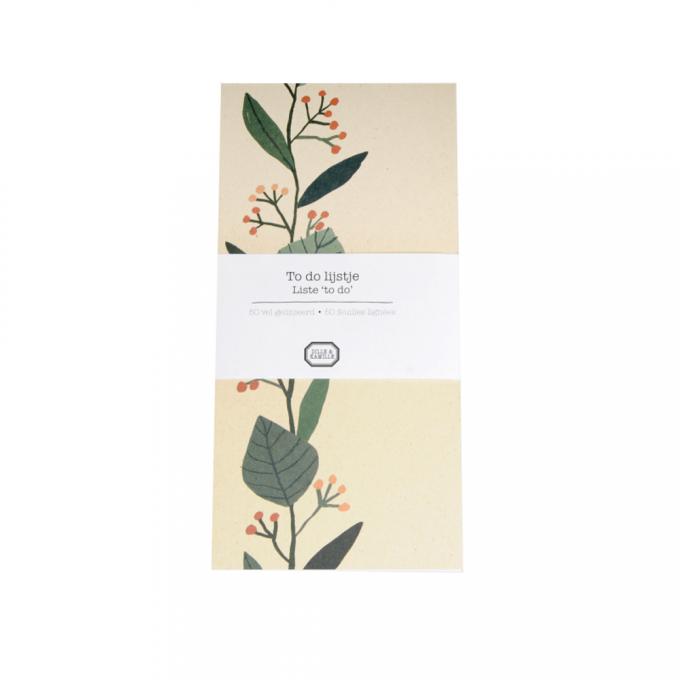 Carnet eucalyptus Dille&Kamille