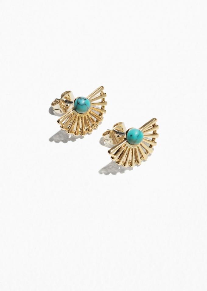 Ear studs 'soleil'