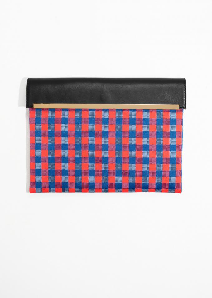 Pochette à carreaux