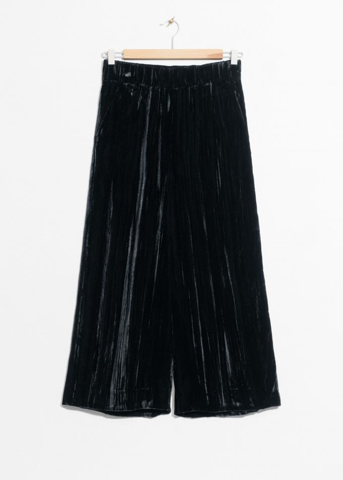 Jupe-culotte en velours