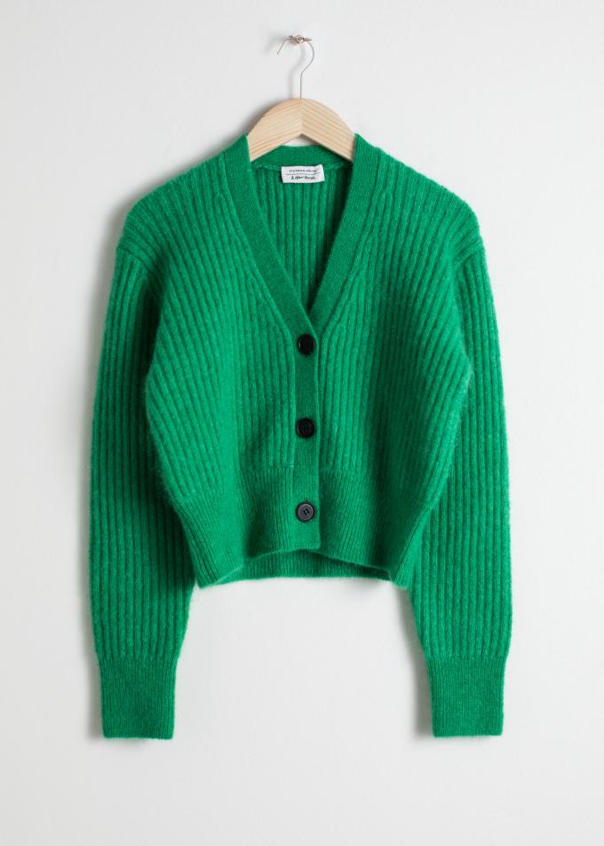 Gilet vert en laine