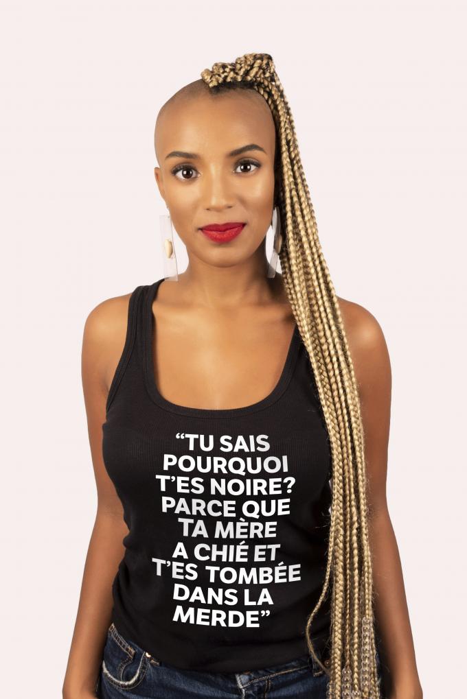 Yvoire, 30 ans, anthropo-sociologue, présentatrice et afro-féministe