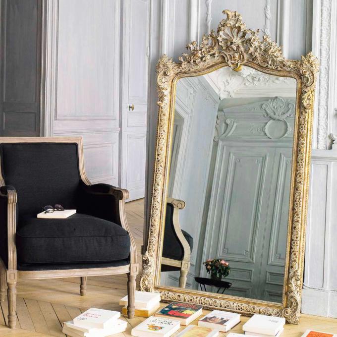 Miroir doré 'Conservatoire'