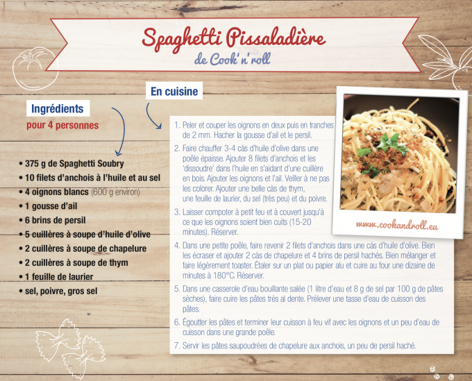 Spaghetti Pissaladière
