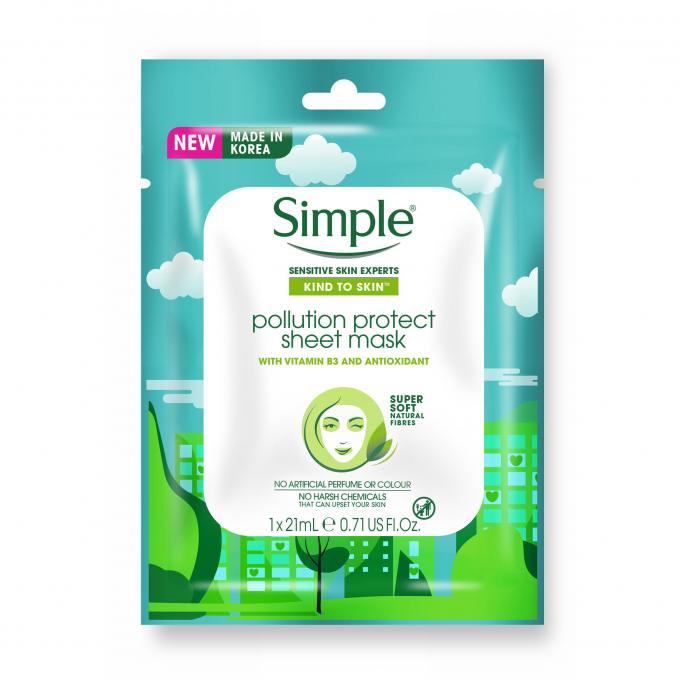 POLLUTION PROTECT SHEET MASK – SIMPLE