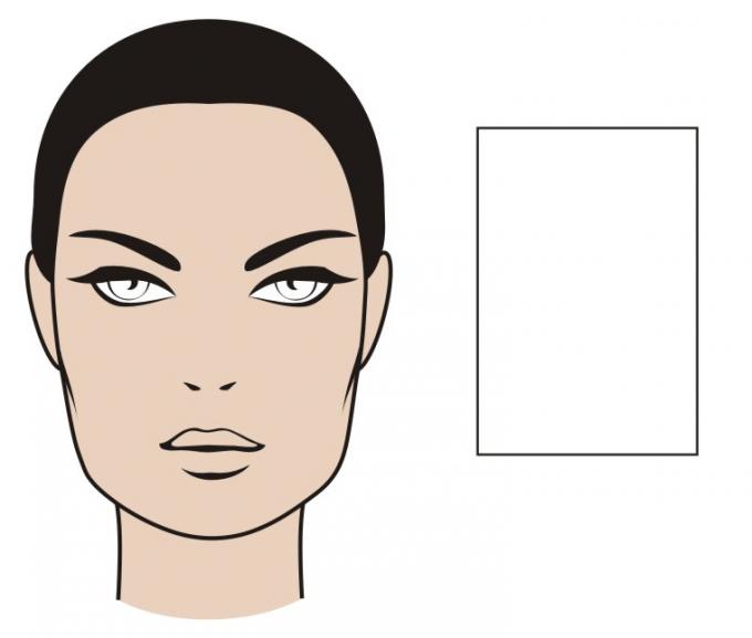 3. Rechthoekig of langwerpig gezicht