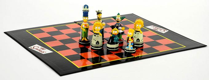 Jeu d'échecs Les Simpson