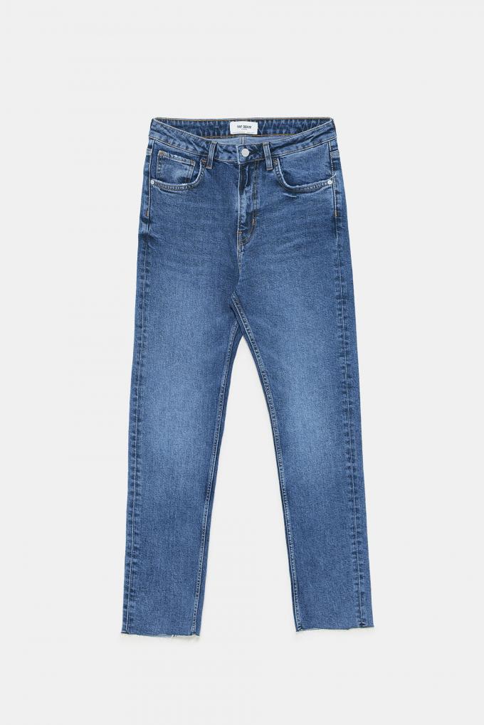 Slim fit jeans met rechte pijp